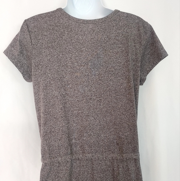 Alpine Design Drawstring Waist Brownish Jersey Dress. Size M - Picture 4 of 9